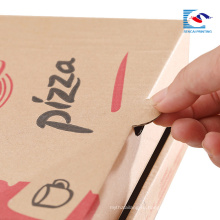 на заказ бумажная коробка складные коробки пиццы упаковывая формы 